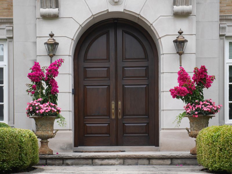 Colorful Floral Front Door