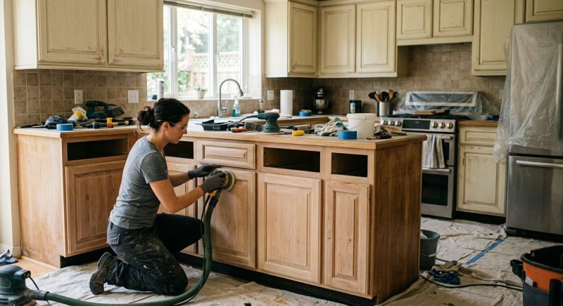 Kitchen Cabinet Refinishing in Muncie, IN