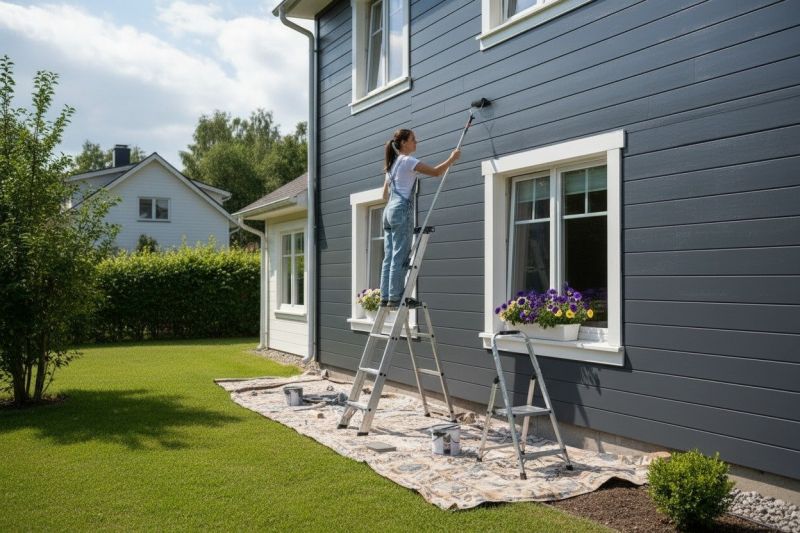 Soffit Painting in Arvada, CO