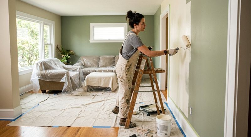 Townhouse Interior Painting in Waco, TX