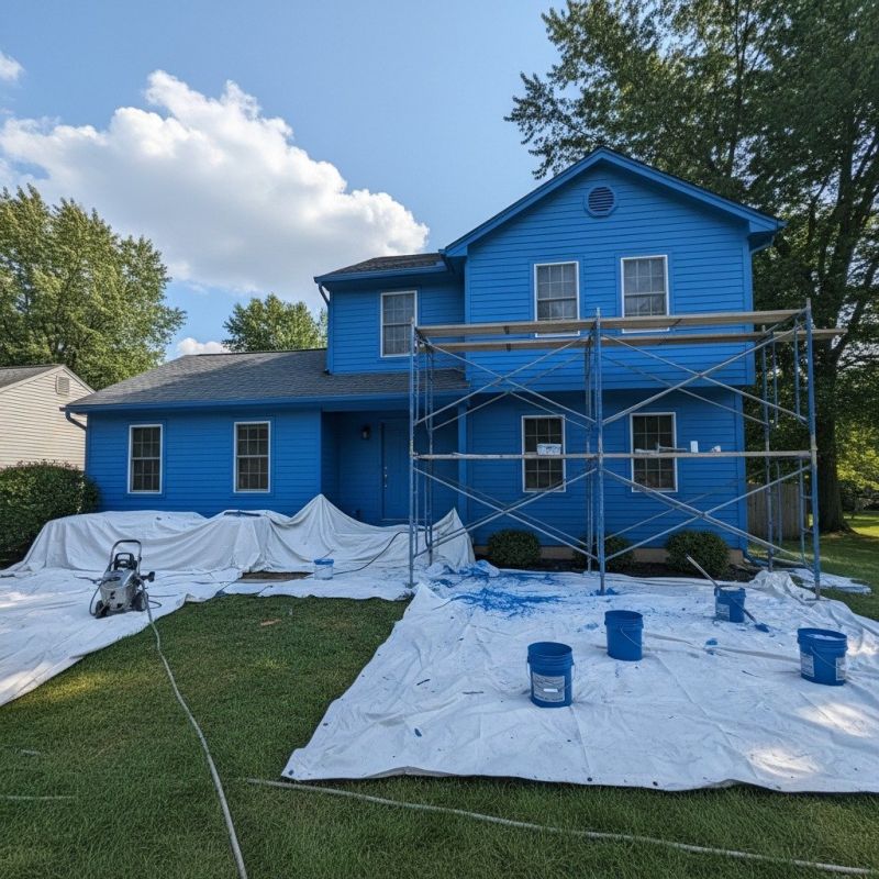 Wood Cladding Painting in Waco, TX